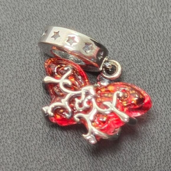 🎃 Red‎ Butterfly Skull Charm (NWOT) - Picture 3 of 3